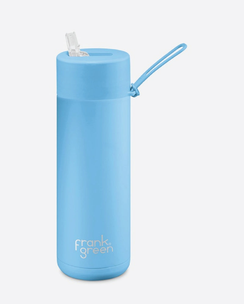 Frank Green 20oz Sky Blue Ceramic Reusable Bottle