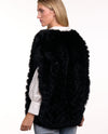 365 Days Black Rabbit Fur Cape
