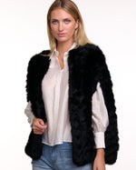 365 Days Black Rabbit Fur Cape