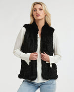 365 Days Black Rabbit Fur Vest