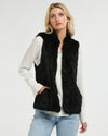 365 Days Black Rabbit Fur Vest