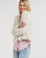 365 Days Chalk Rabbit Fur Jacket