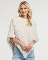 365 Days Chalk Rabbit Fur Poncho