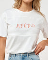 Apéro Poppy Beaded Panel Tee