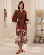 James Midi Dress