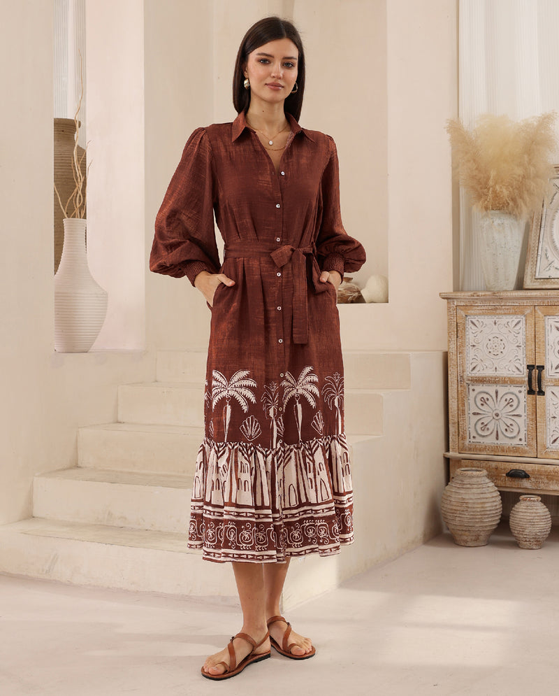 James Midi Dress