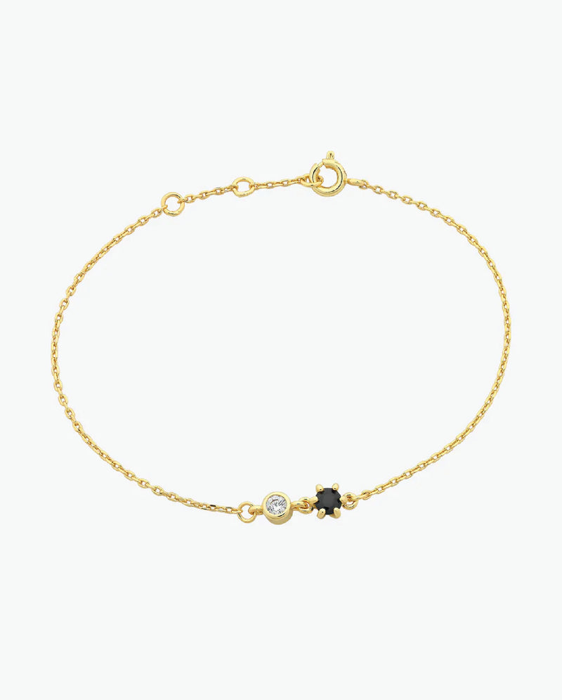 Alia Gold Jet Bracelet