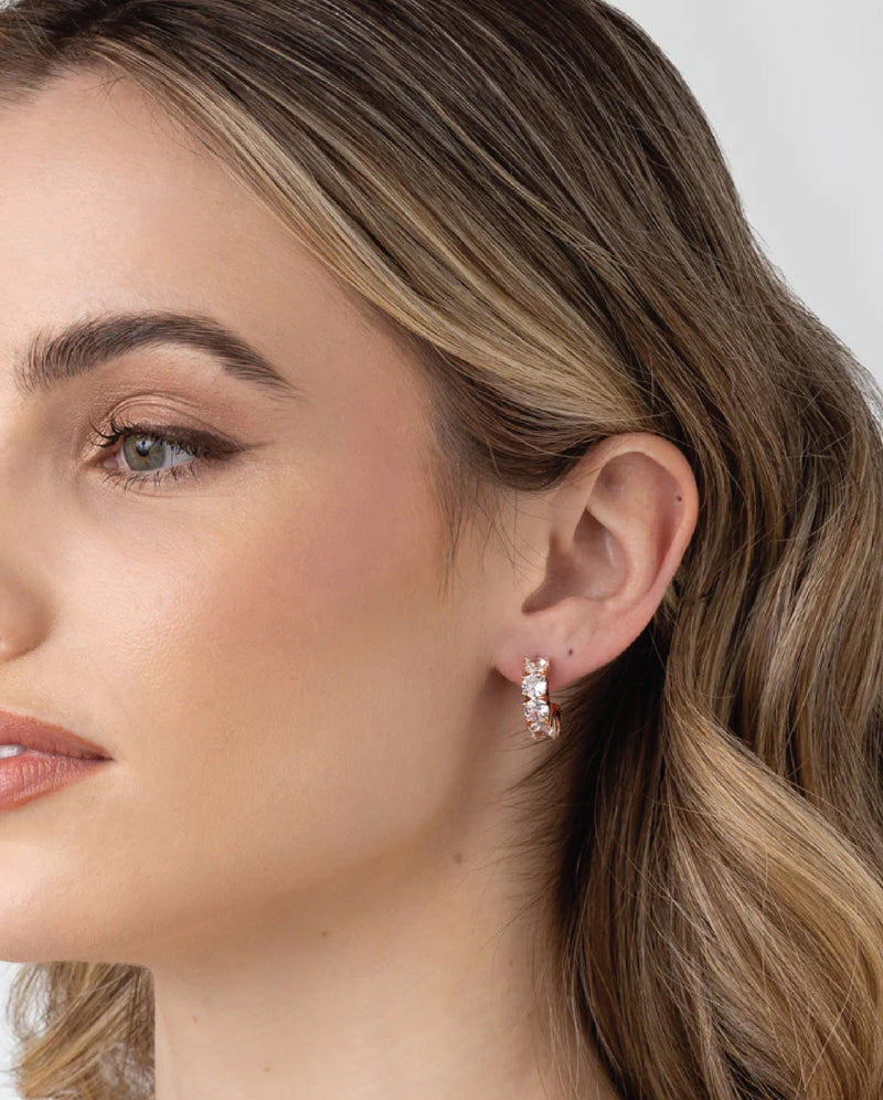 Vittoria Gold CZ Earring