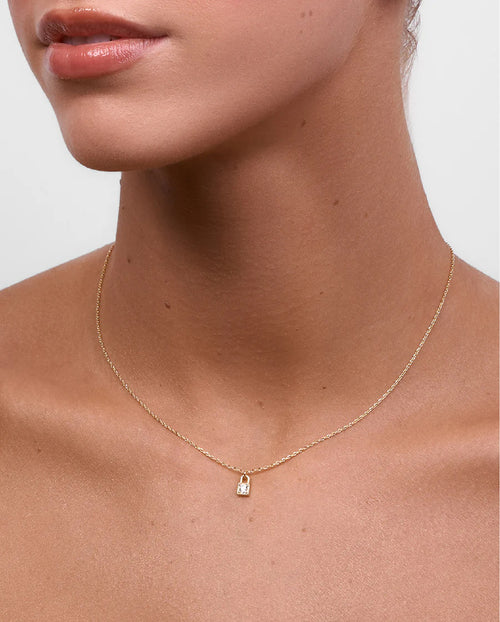 Penny Gold Locket Necklace