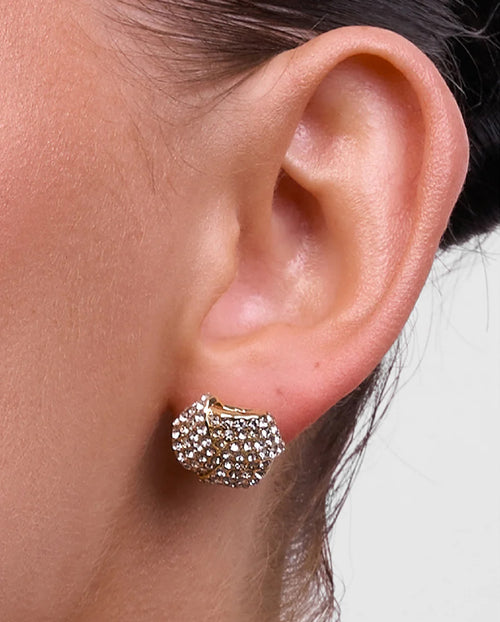 Natalina Gold Crystal Earrings