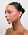 Neve Gold Double Hoops