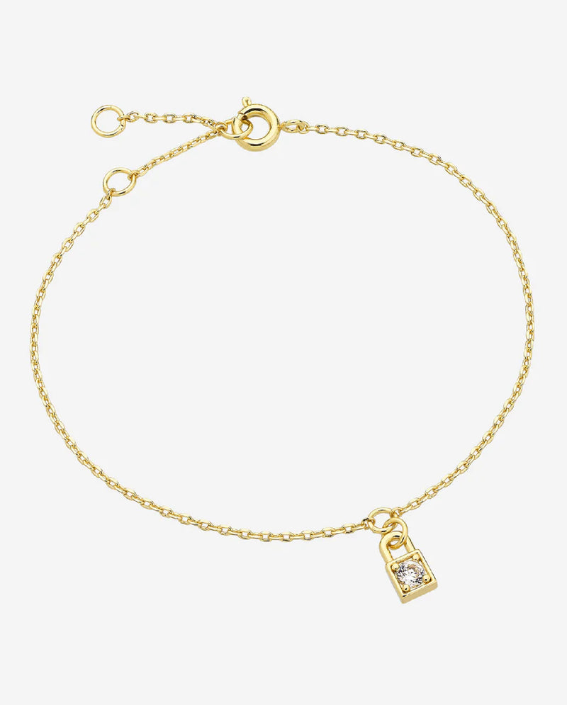 Penny Gold Locket Bracelet