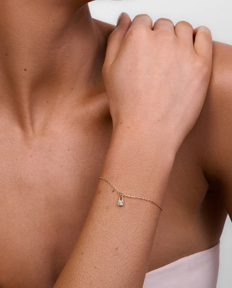 Penny Gold Locket Bracelet