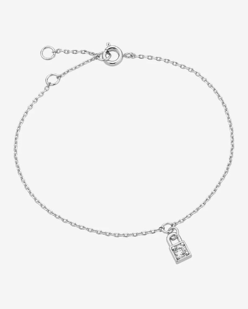 Penny Silver Locket Bracelet