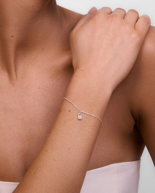 Penny Silver Locket Bracelet