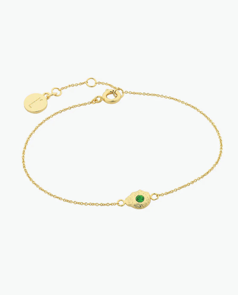 Porter Gold Emerald Bracelet