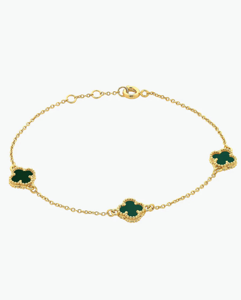 Reign Gold Jade Bracelet