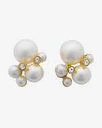 Rochelle Gold Pearl Earrings