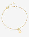 Winnie Gold Heart Bracelet