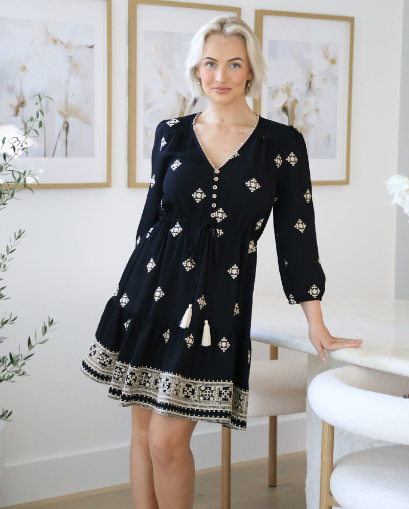 Madras Short Dress