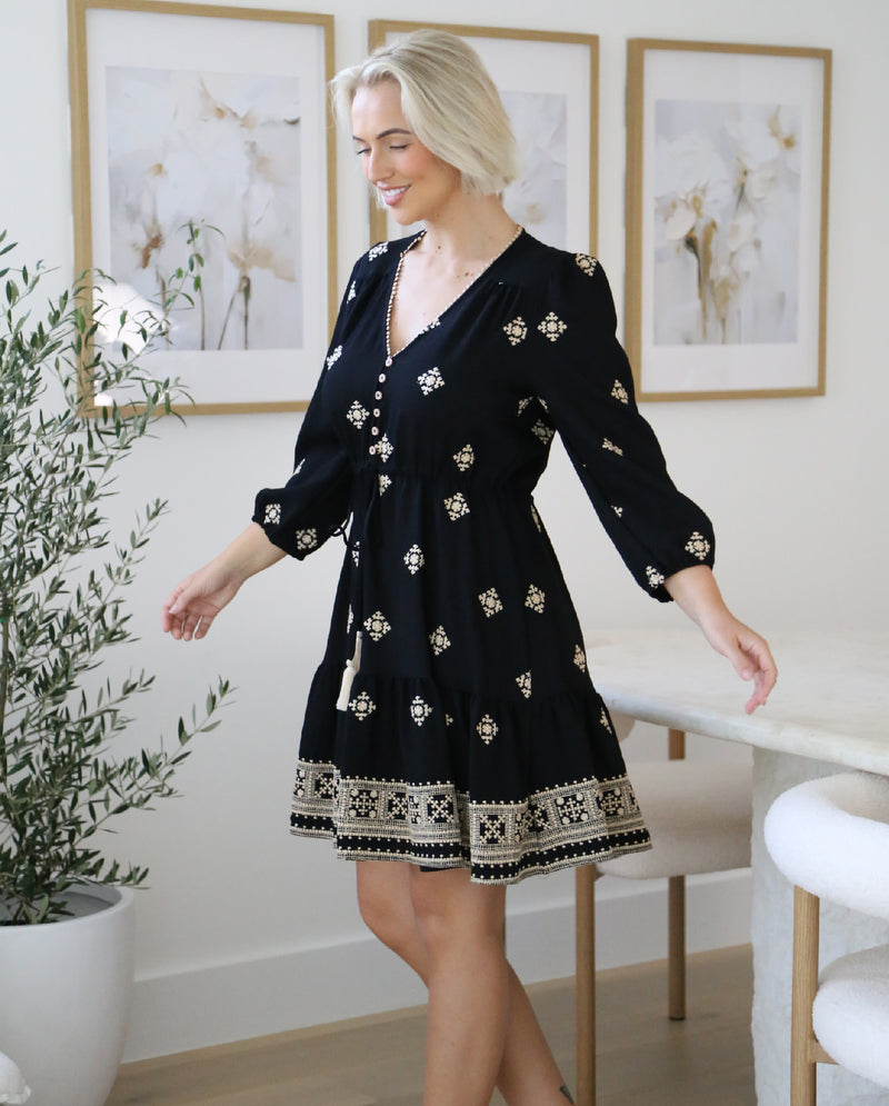 Madras Short Dress