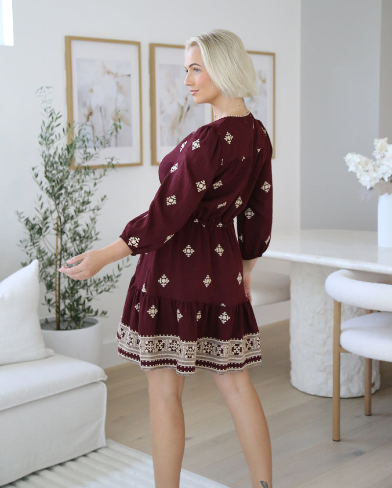 Madras Short Dress