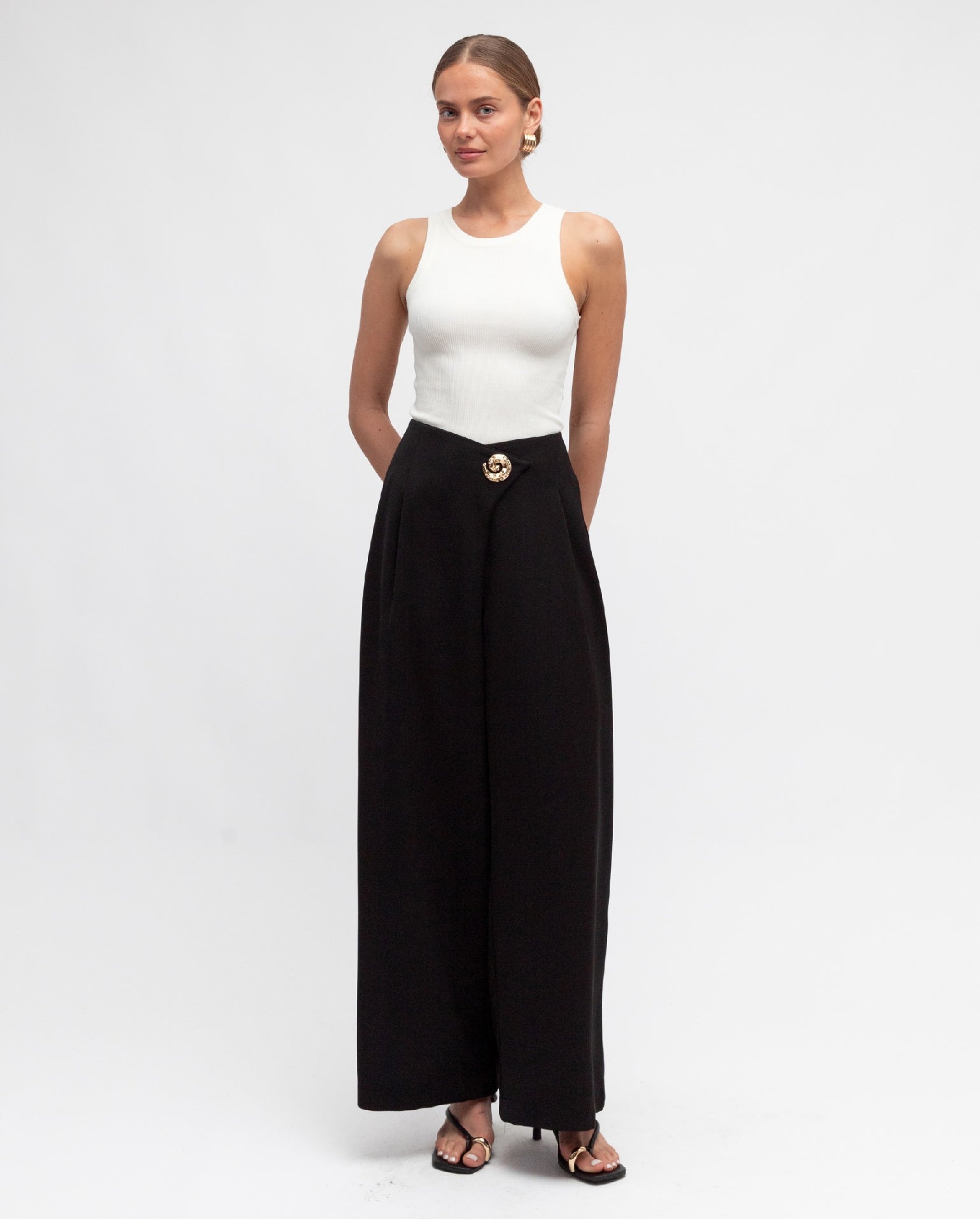 andmary Connie pants set up Black