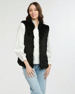 365 Days Black Rabbit Fur Vest