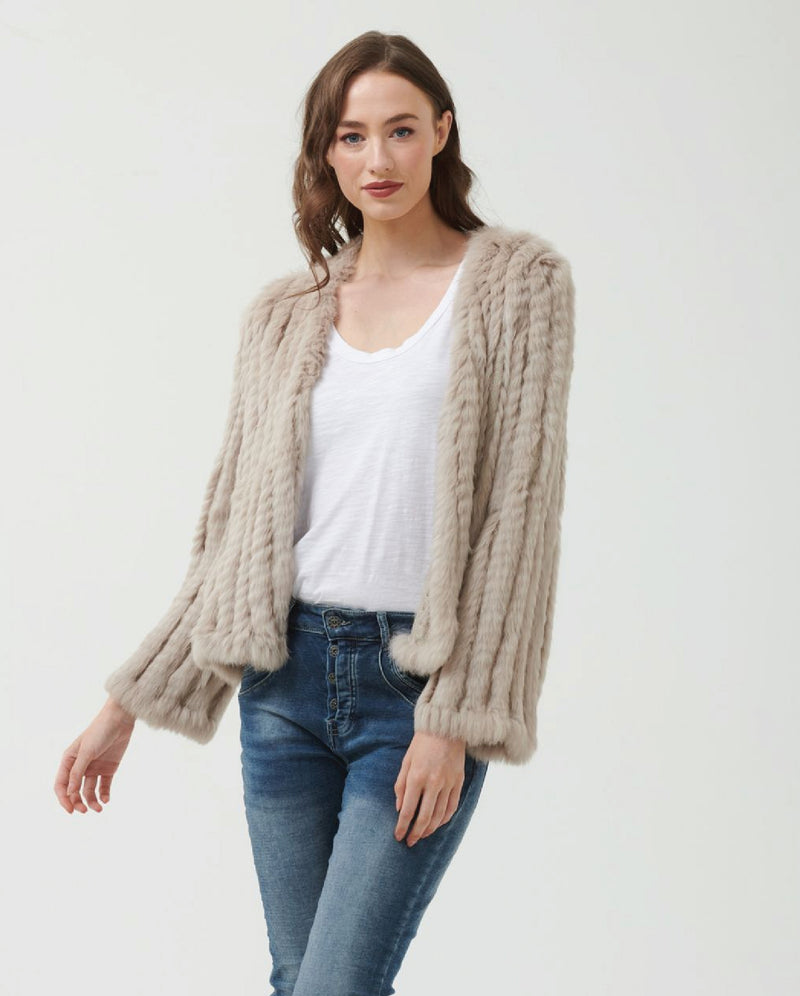 Rabbit fur clearance jacket australia