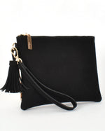 Delilah Faux Suede Pouch