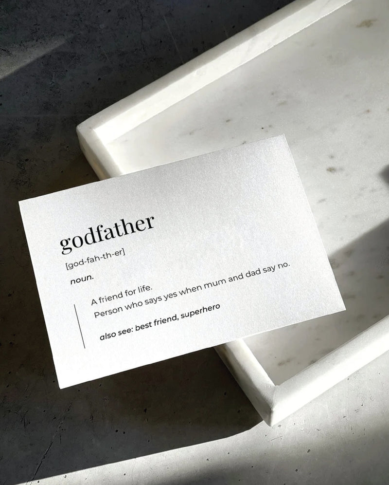 Godfather Greeting Card